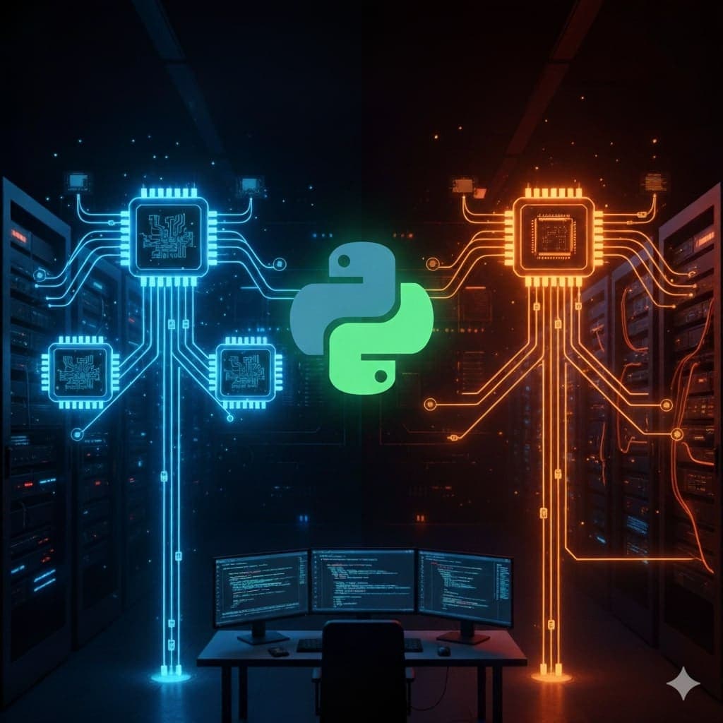 Python Multiprocessing vs Multithreading